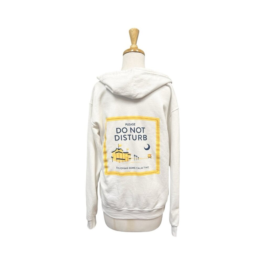 Jet John Eshaya The Seabird Hoodie Size S Small White Zip Up - Picture 3 of 7